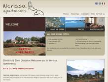 Tablet Screenshot of nerissa-apartments.com